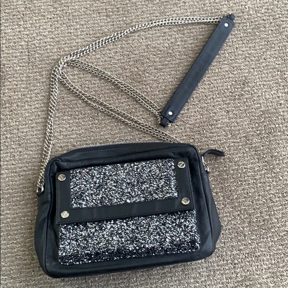 Posse black glitter bag